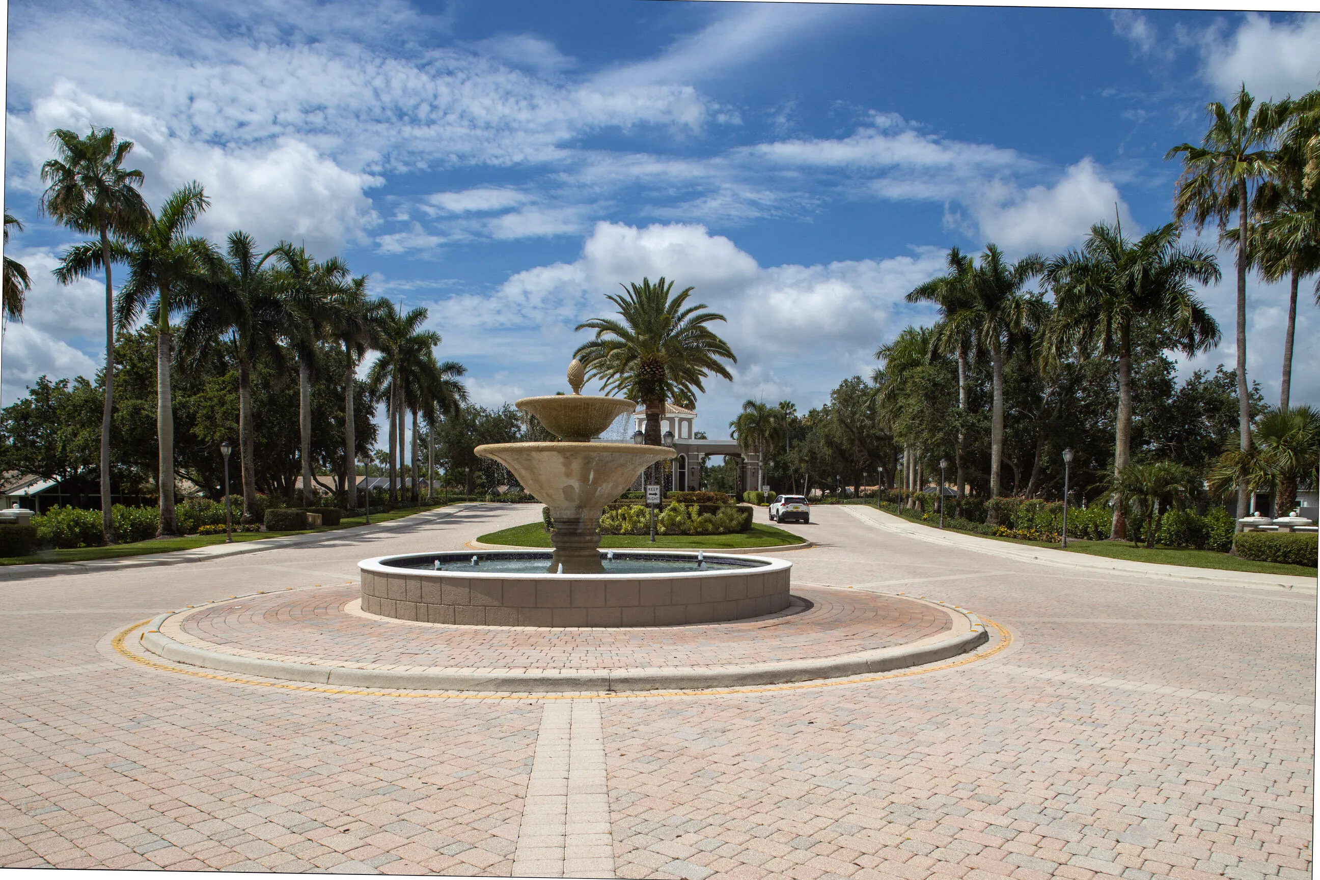 Guard gated Bellaggio community in Boynton Beach offering indoor and outdoor pools, restaurant, ballroom, library and social activities.