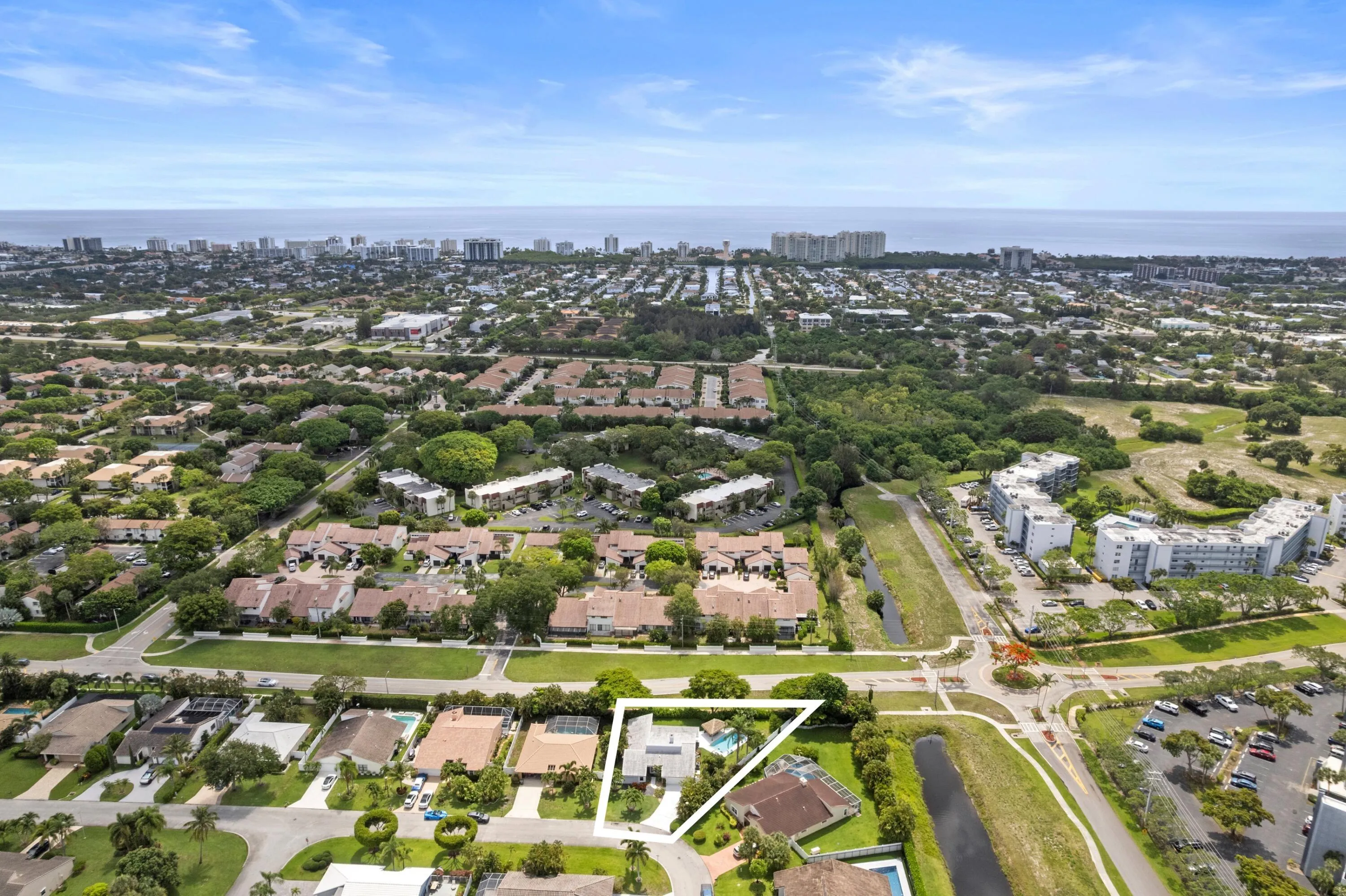 Aerial Neighborhood View