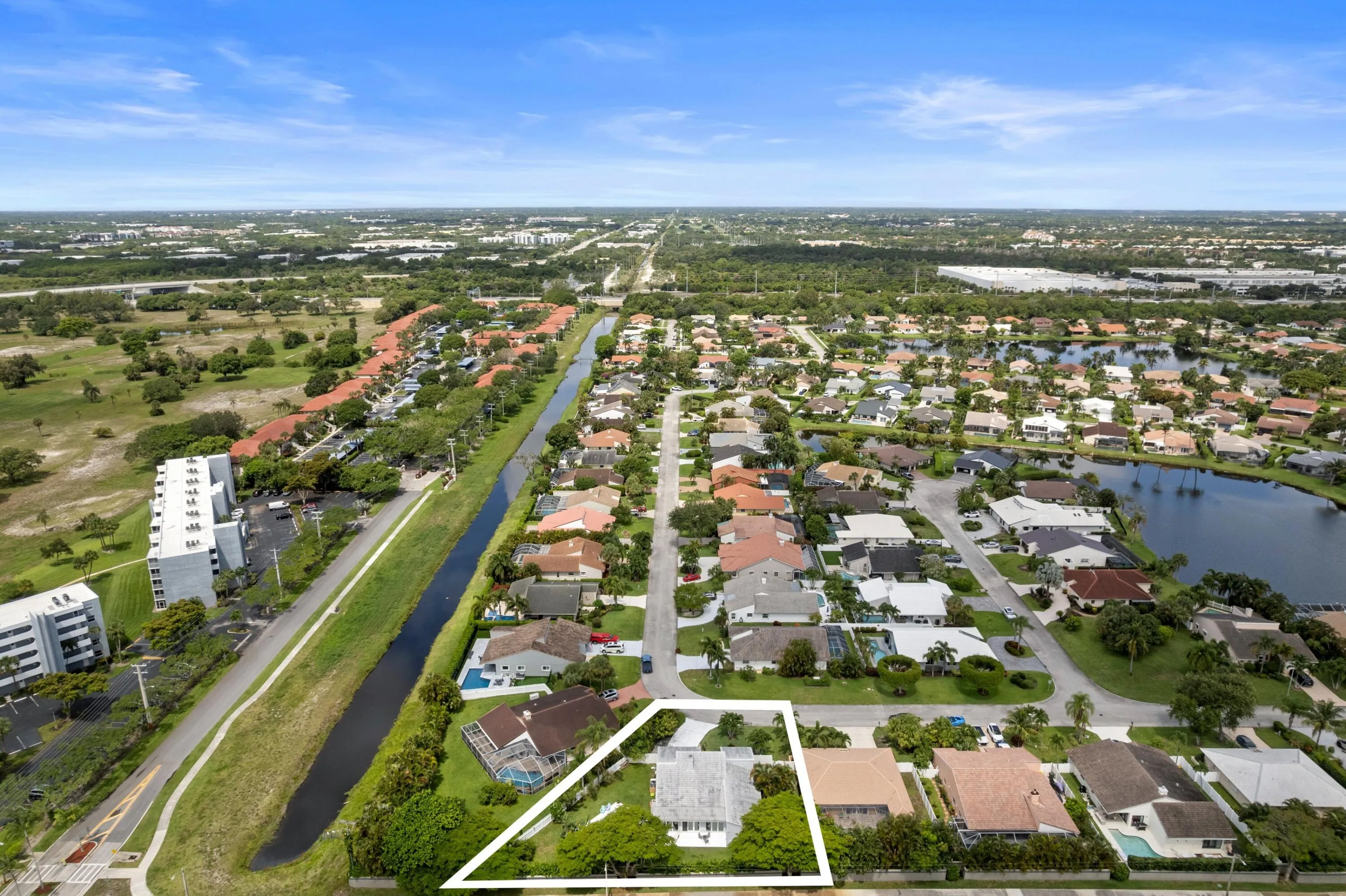 Aerial Neighborhood View