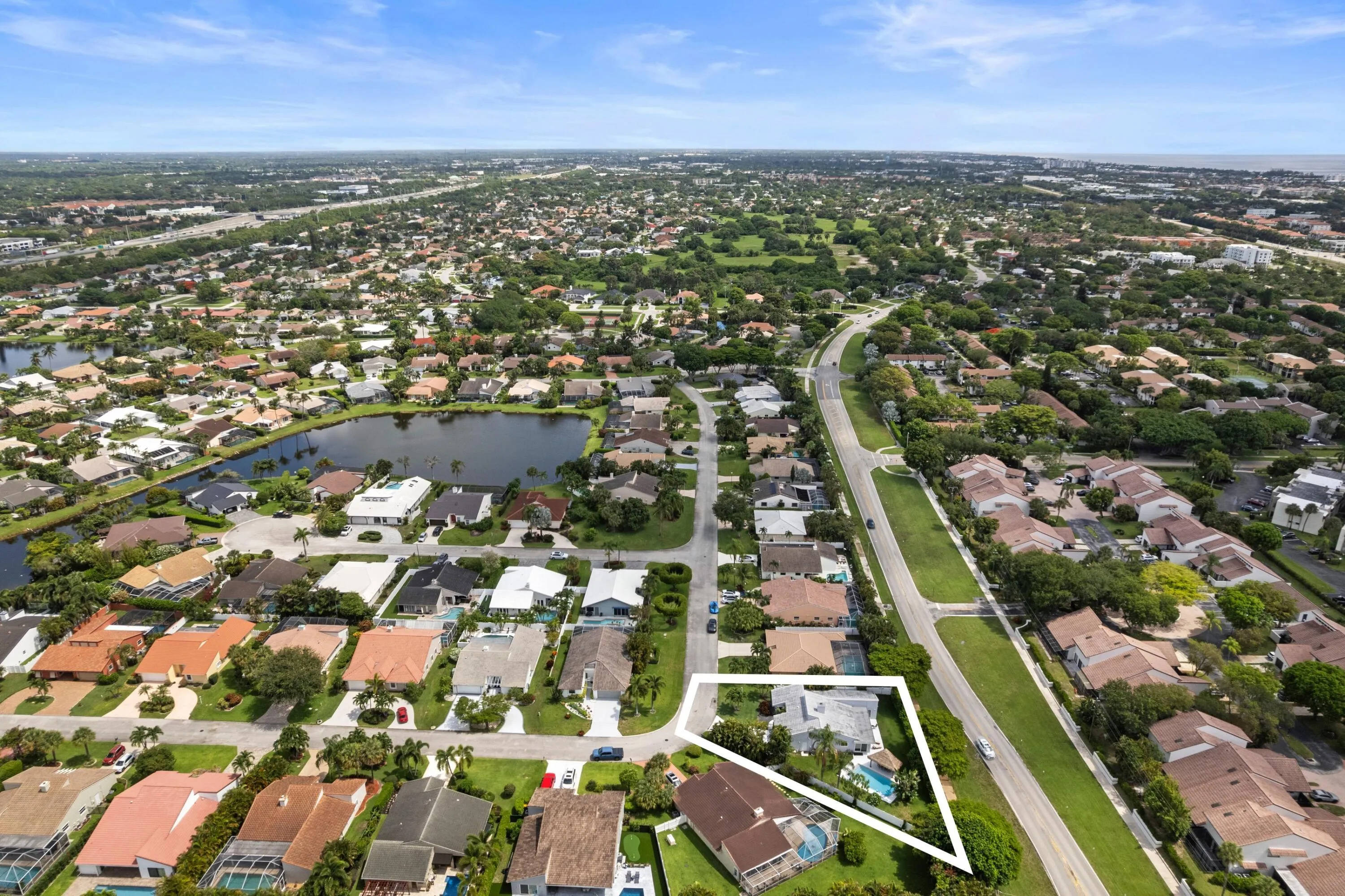 Aerial Neighborhood View
