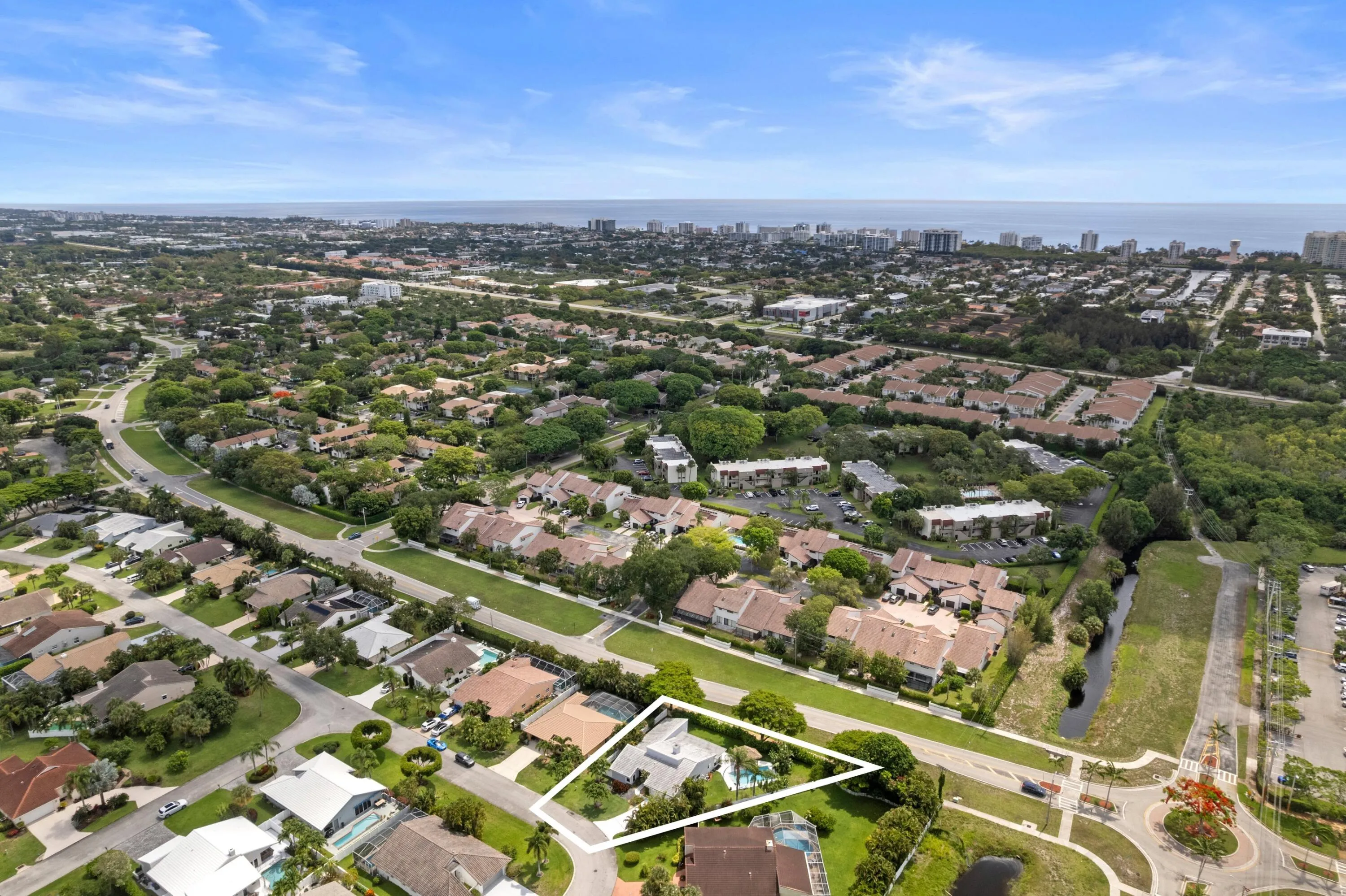 Aerial Neighborhood View