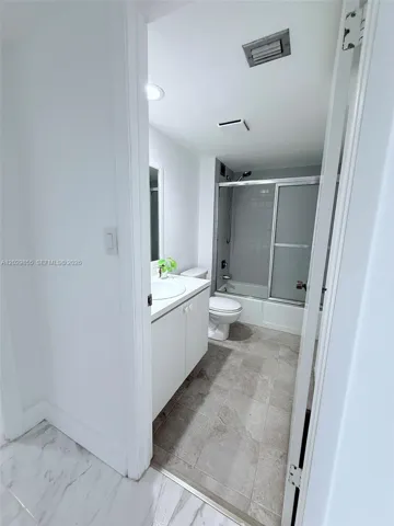 Hallway bathroom