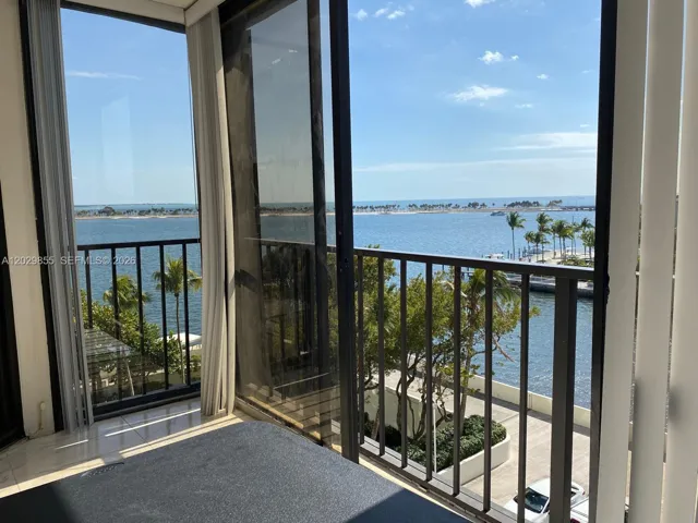 Enclosed balcony view