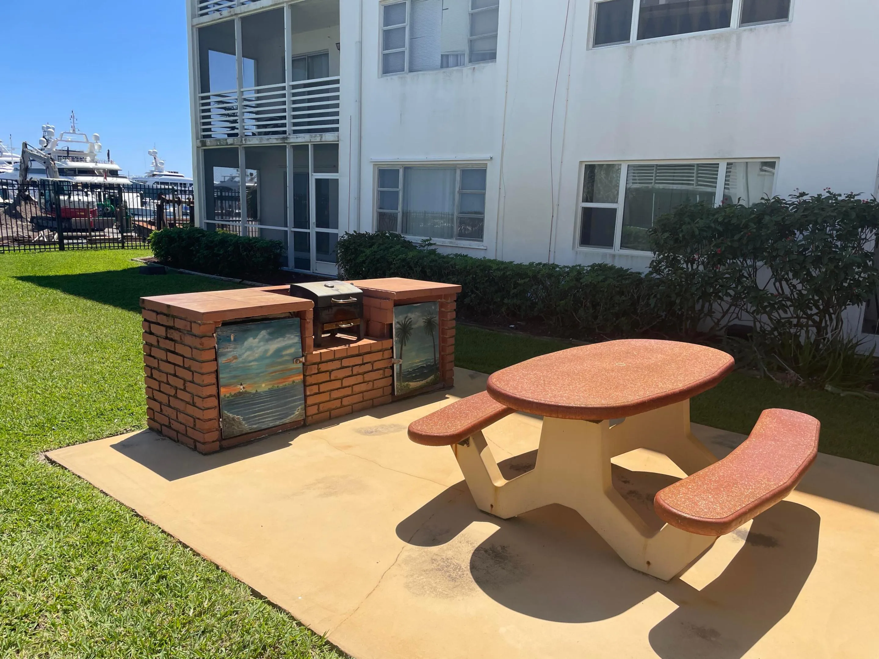 BBQ area for residents