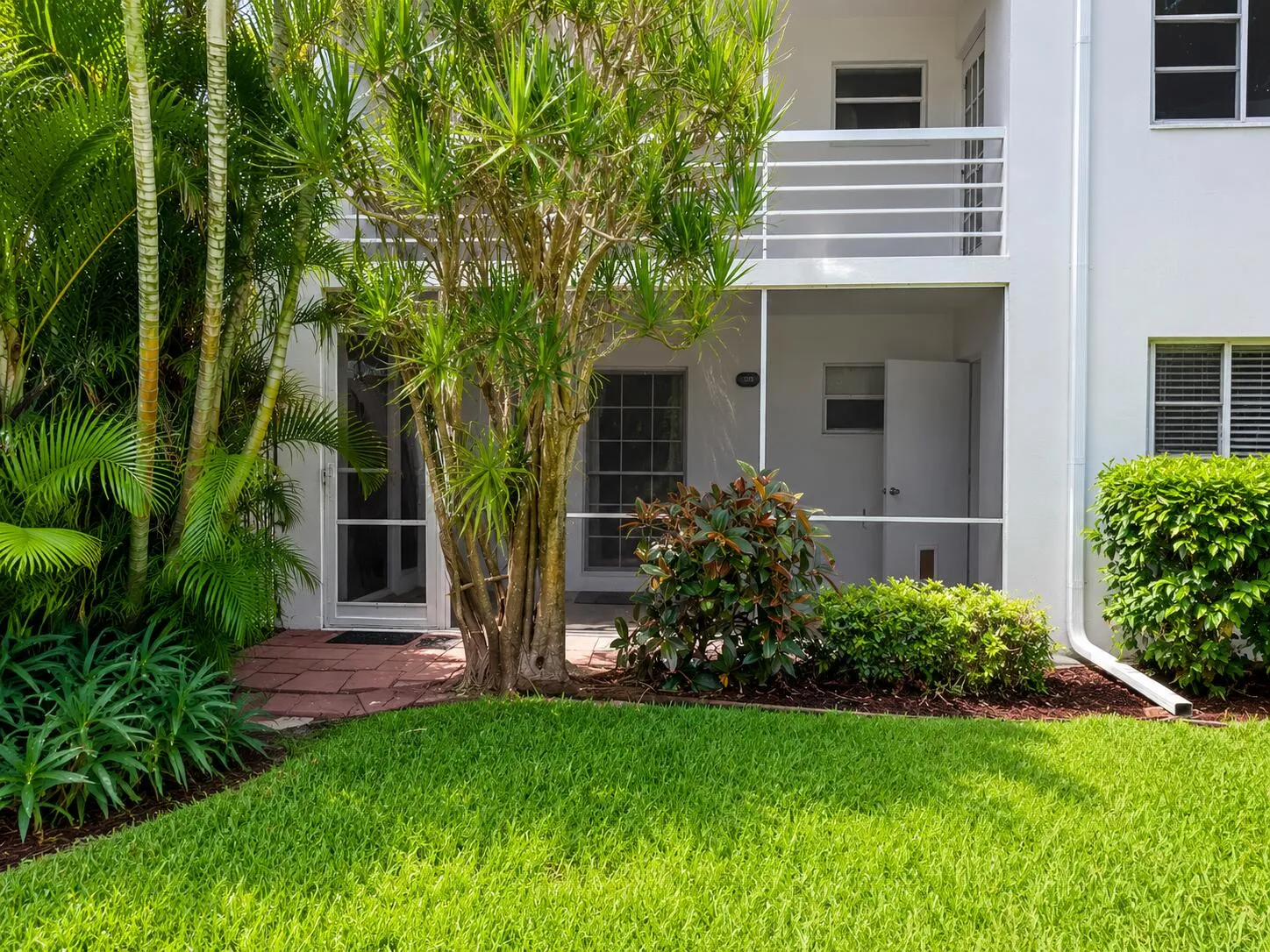 Rear of condo-ground floor