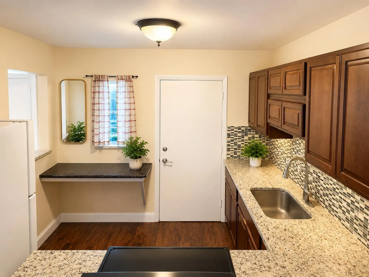 Kitchen w/ service entrance