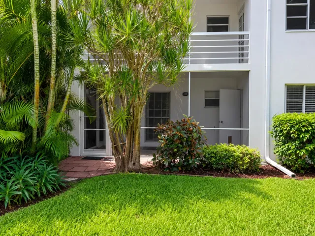 Rear of condo-ground floor