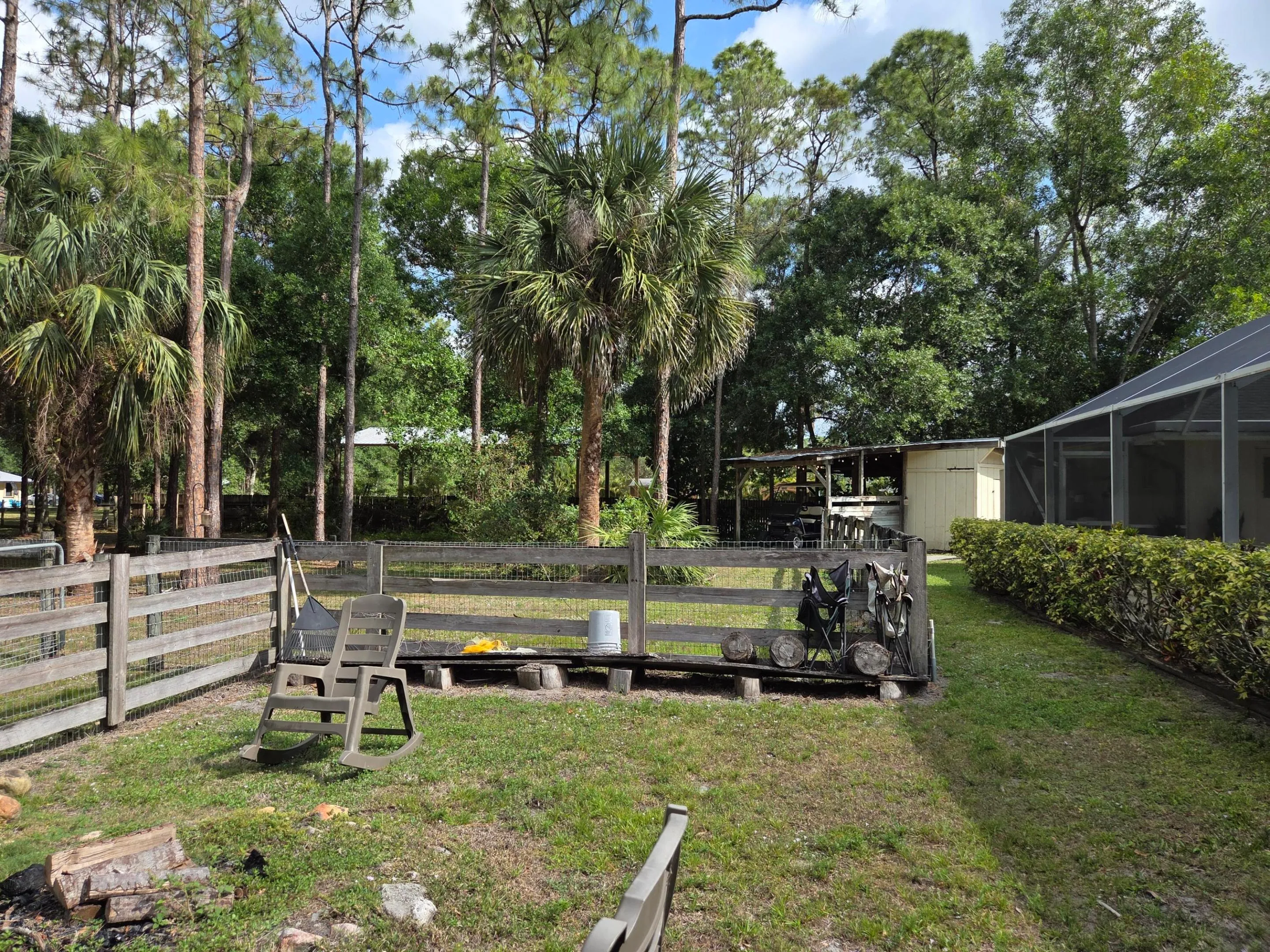 Backyard and Stall