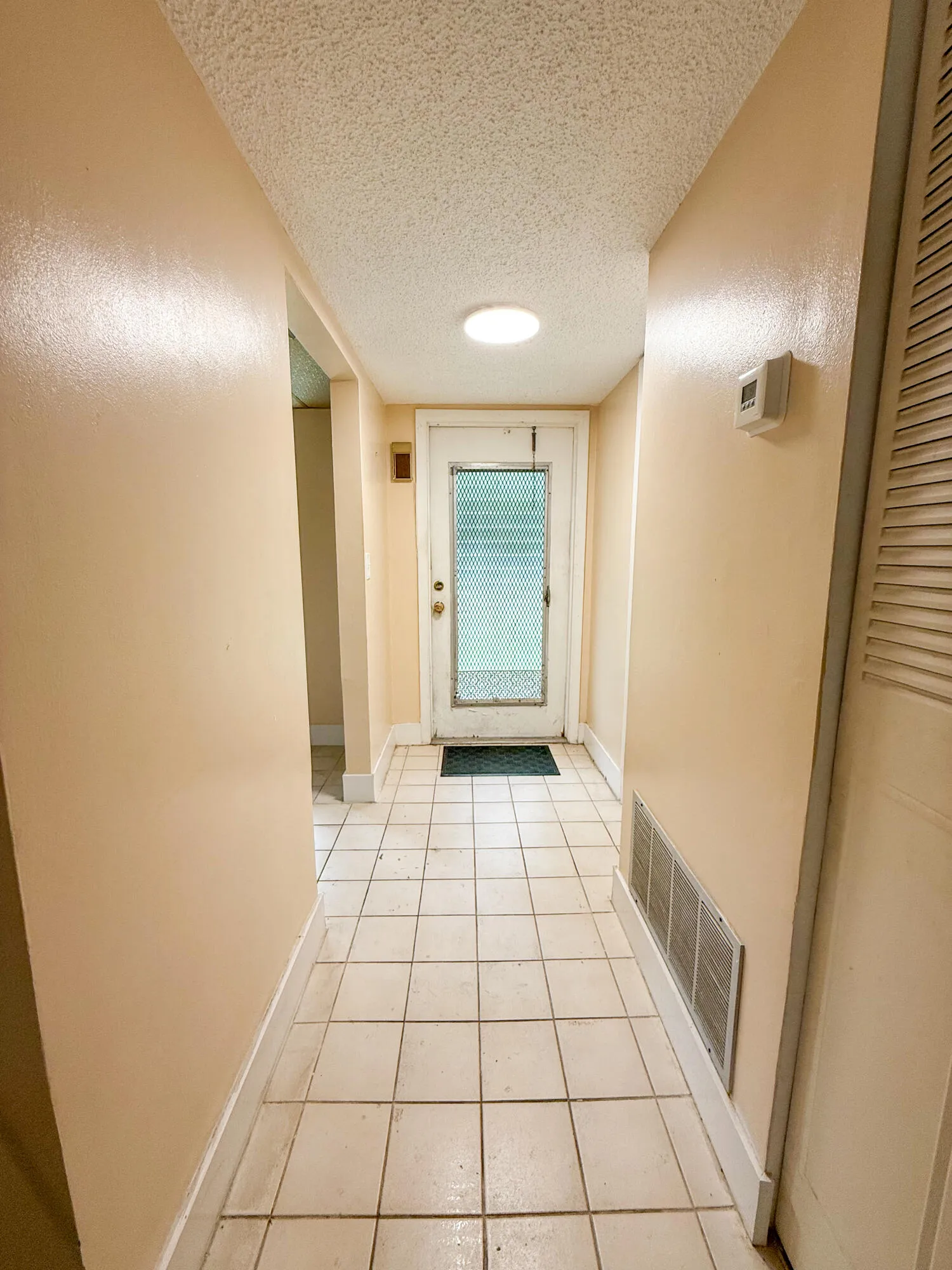 Hallway leading into living area