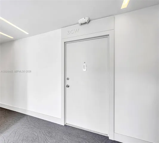 Front door to condo