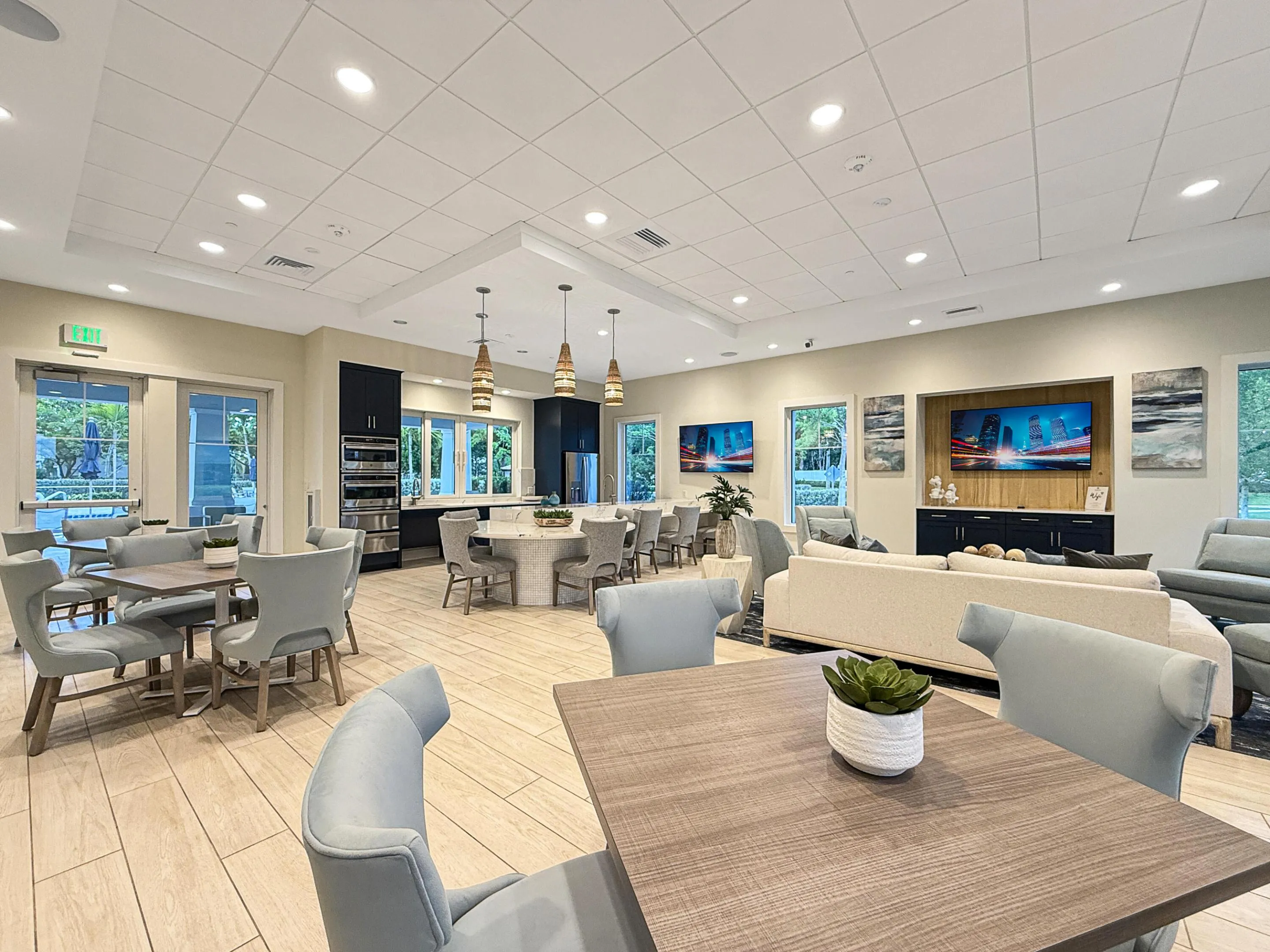 This is the same clubhouse shared by The Enclave, the brand new community
