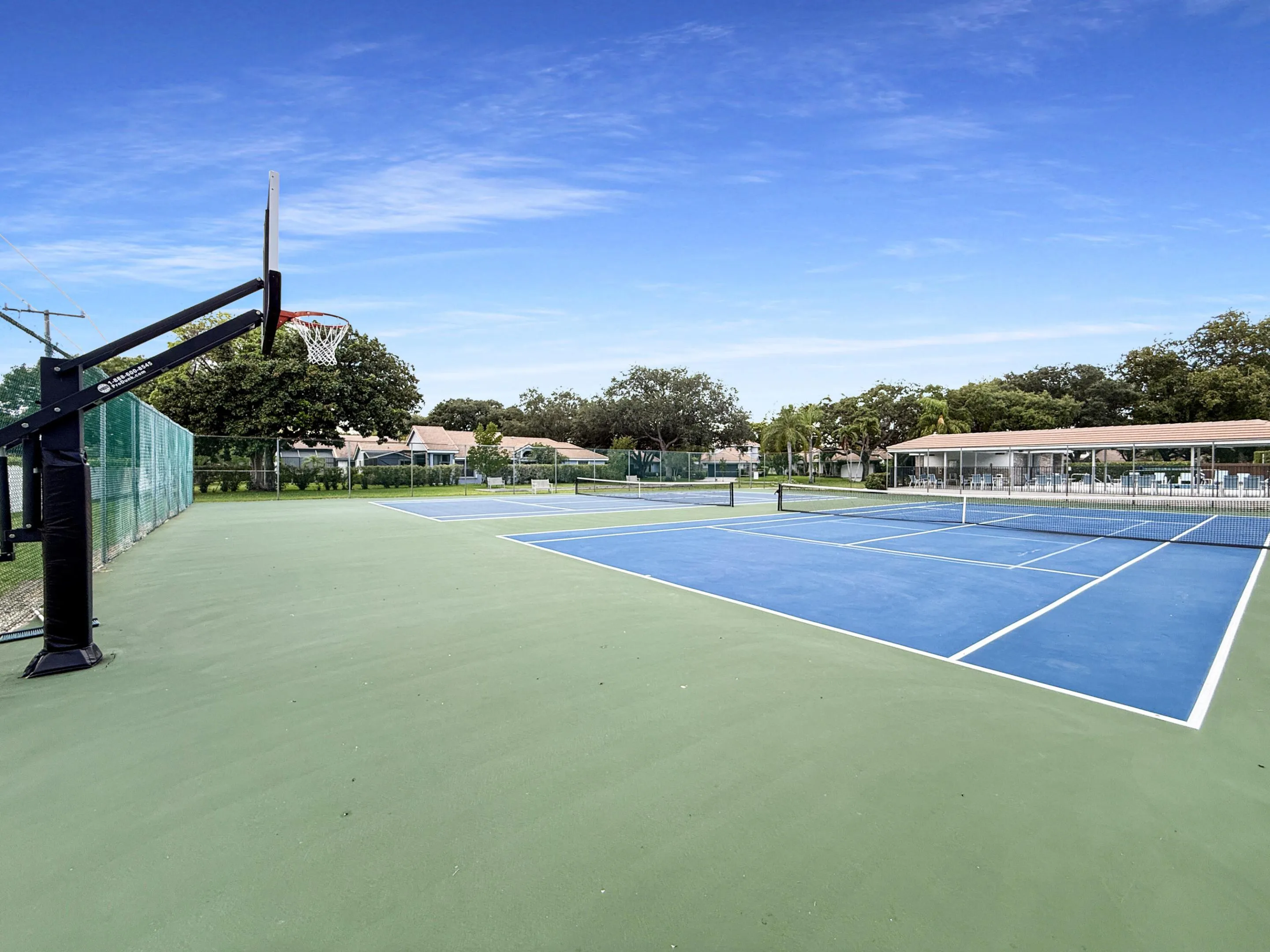 Basketball, tennis, Pickleball.