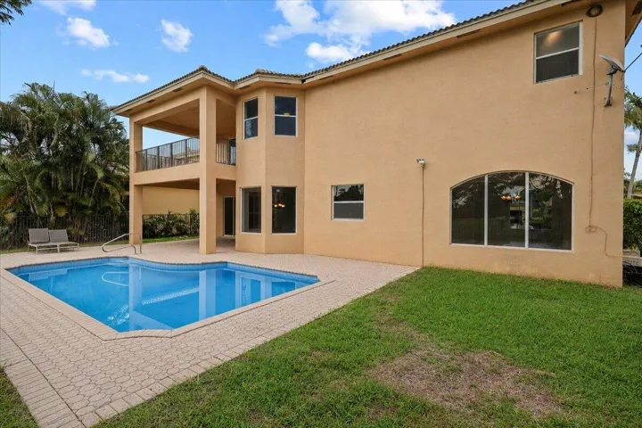 BACKYARD WITH POOL DECK