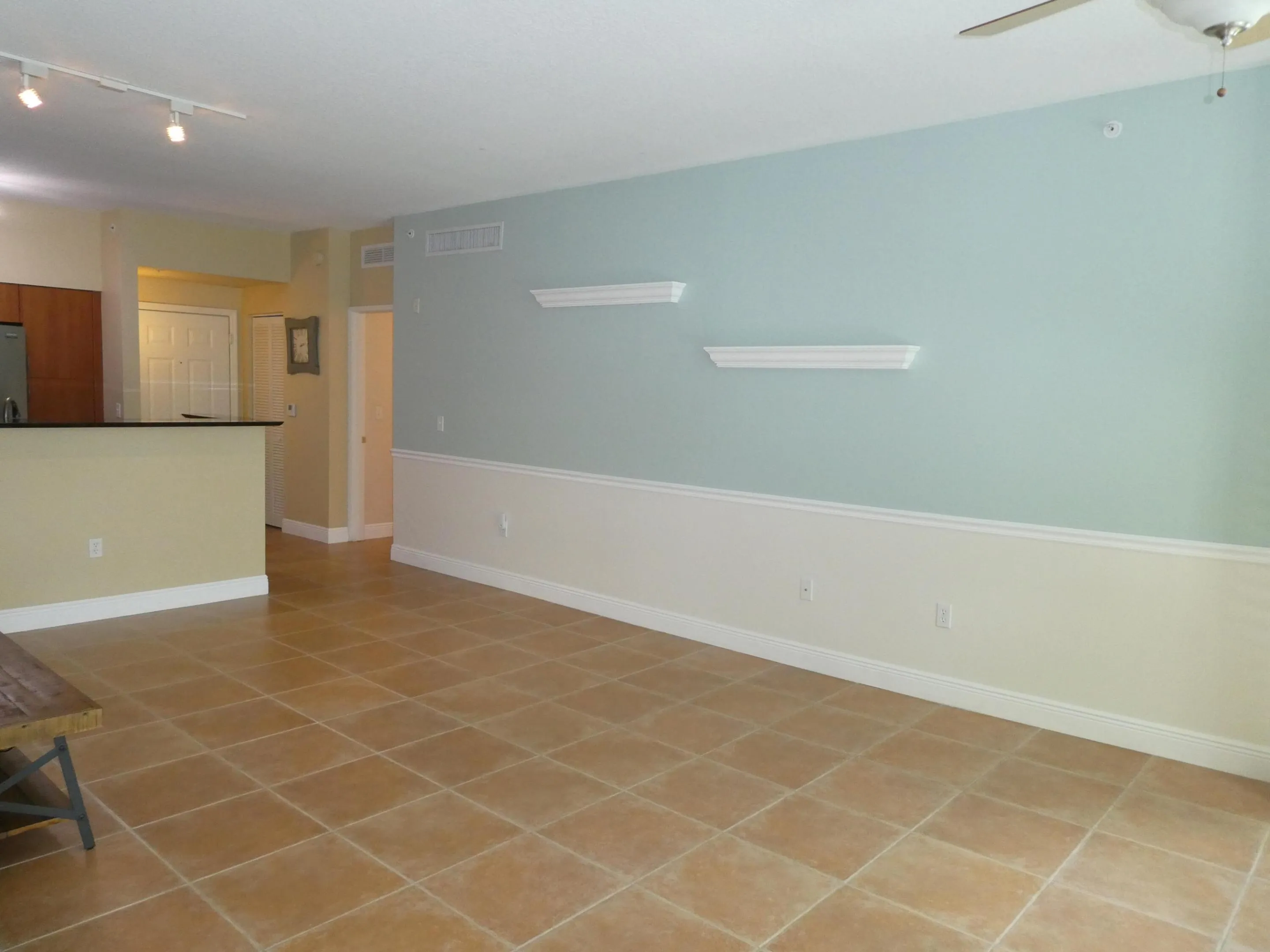 Living Area to Open Kitchen