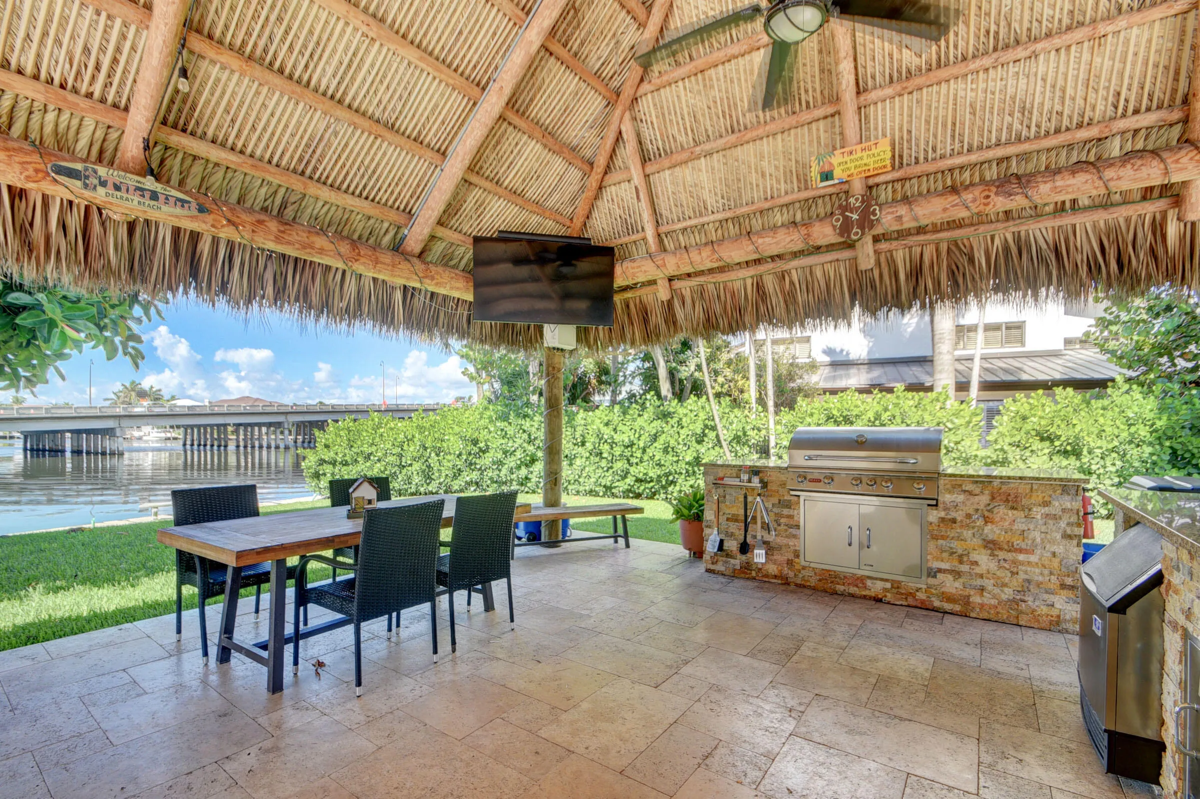 Waterside tiki
