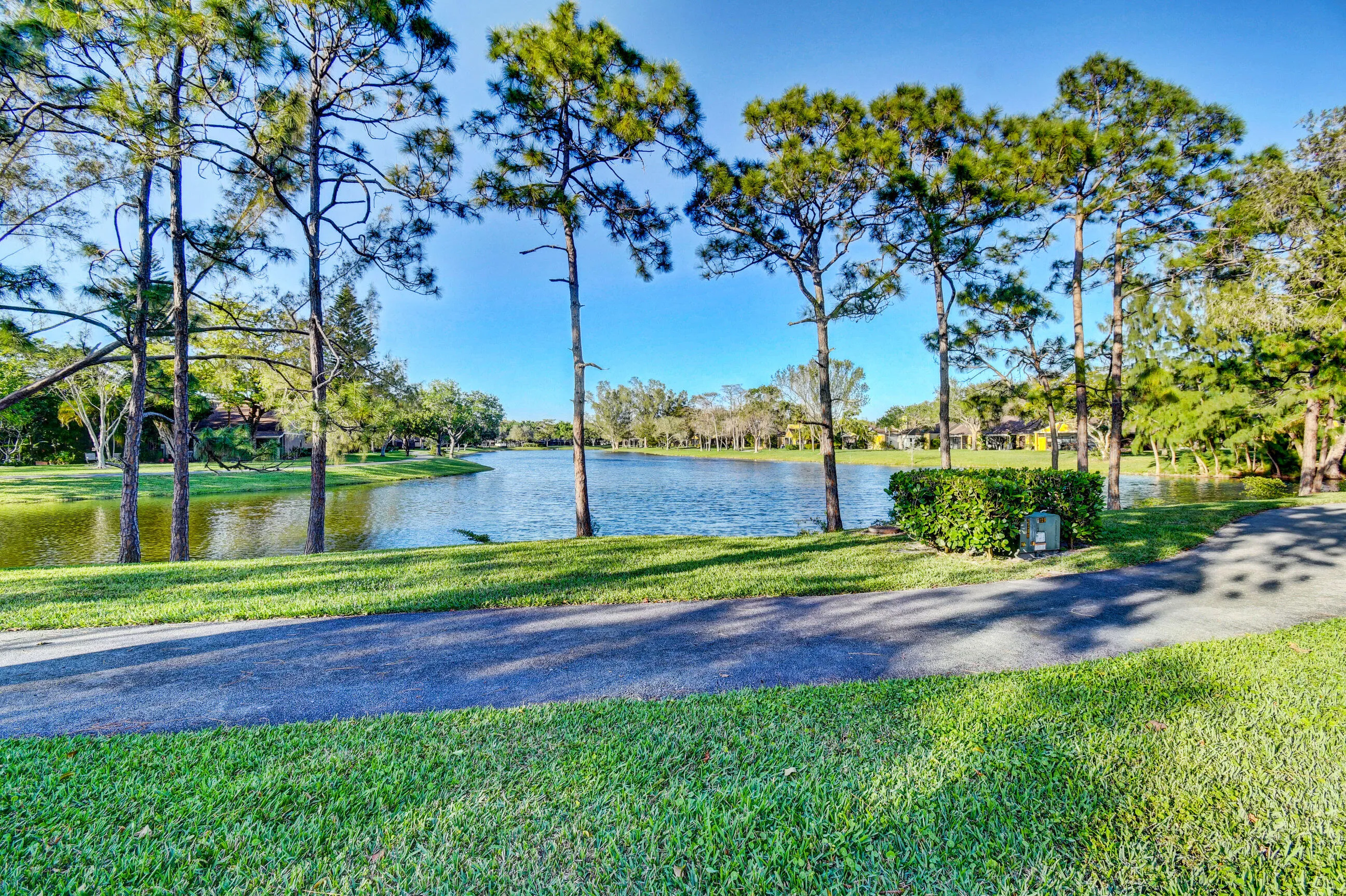 Serene lake views.