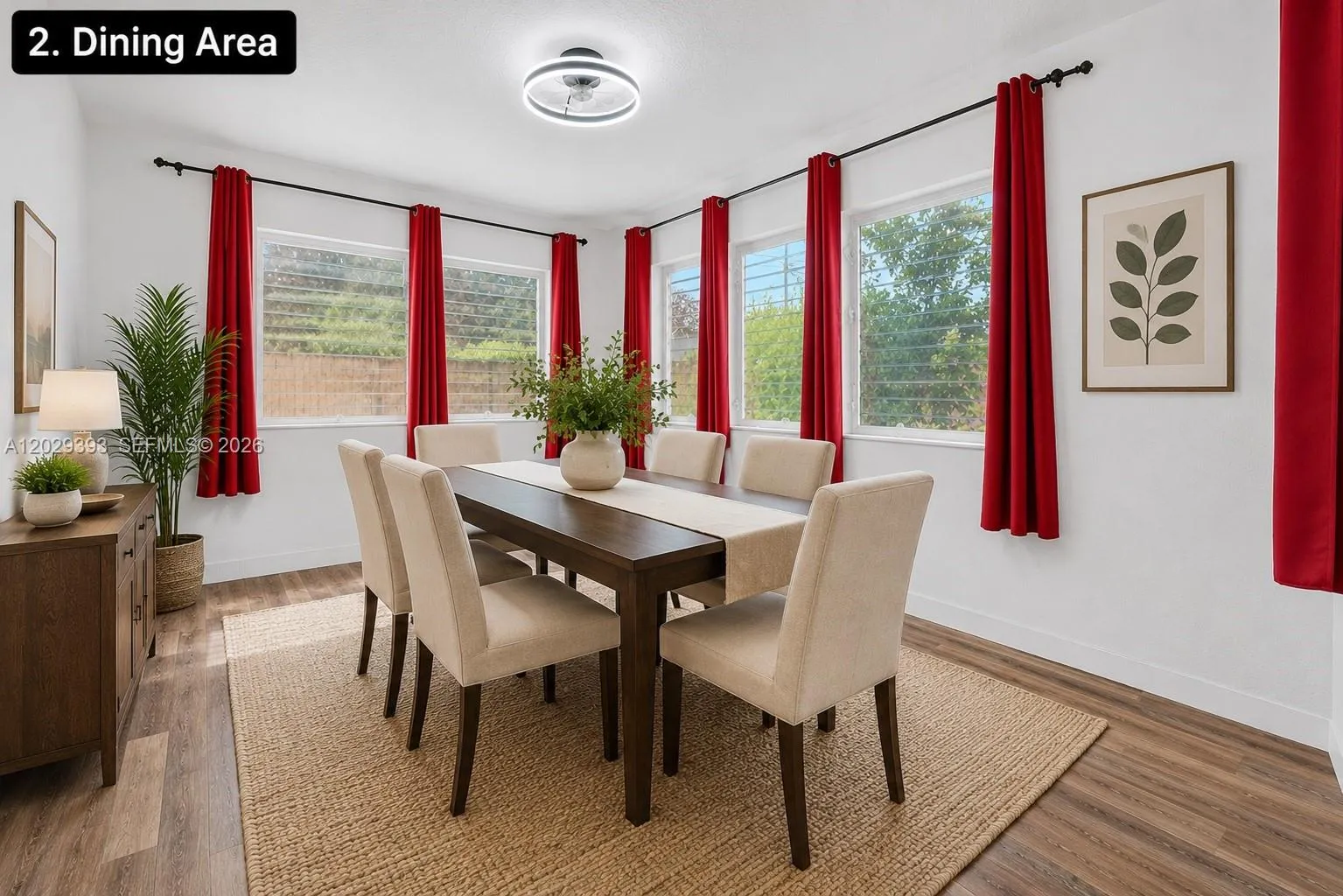 Virtual Staging of Flex Space