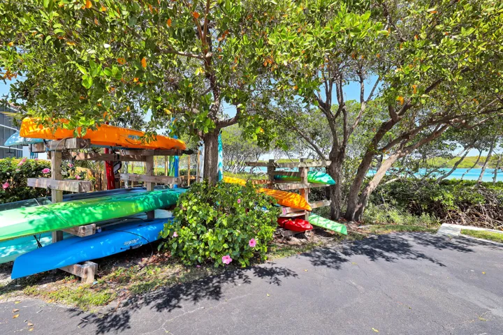 Storage for kayaks.paddleboards.