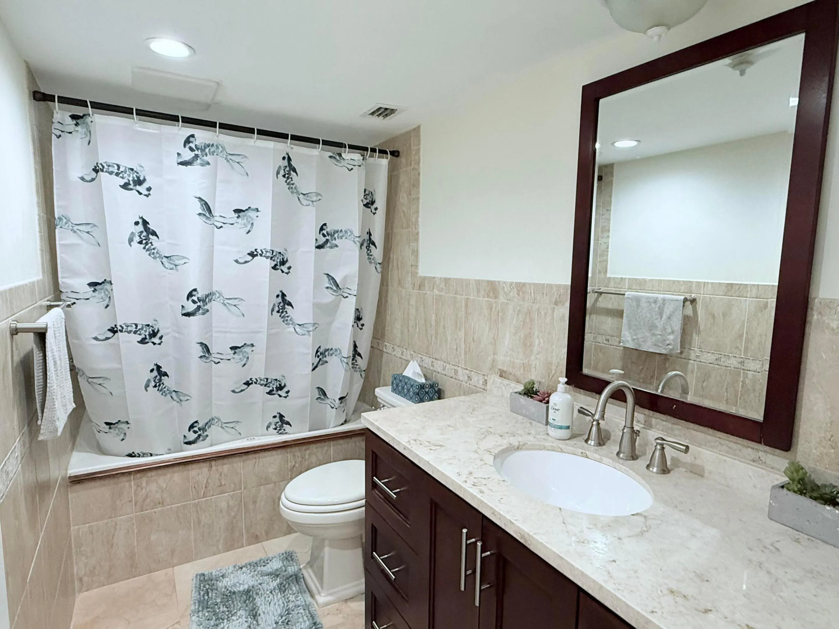 Shower/tub combination