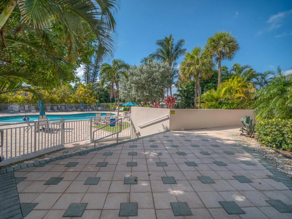 Lushly landscaped grounds