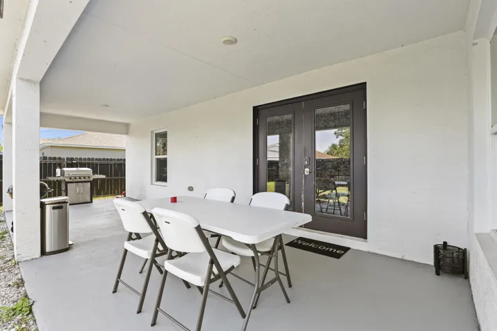 rear porch