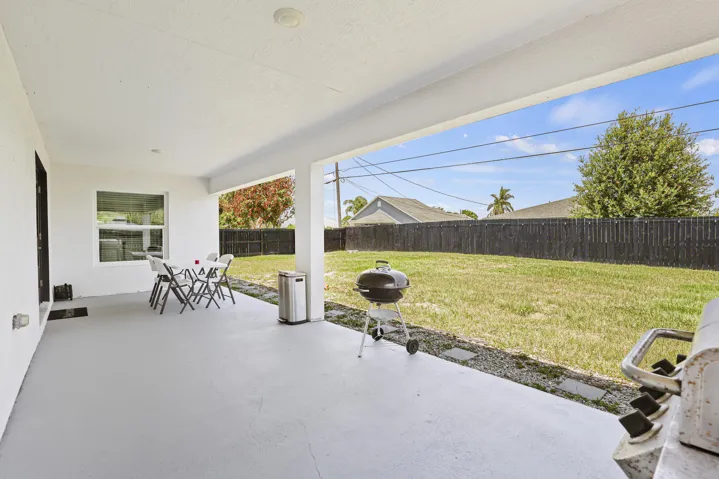rear porch
