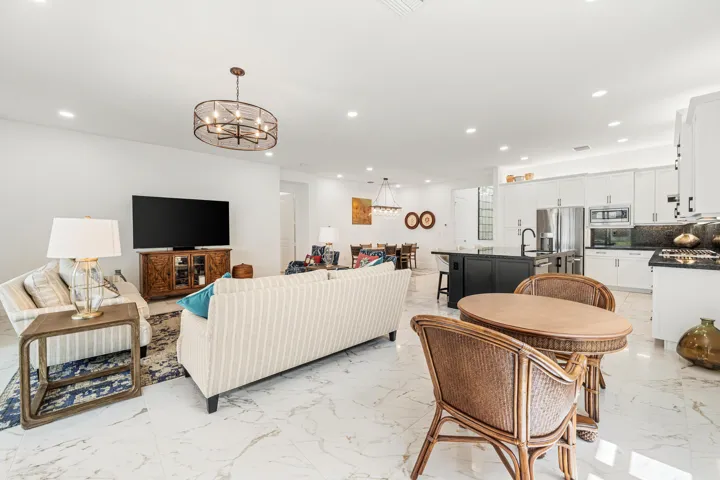 Open-concept living room