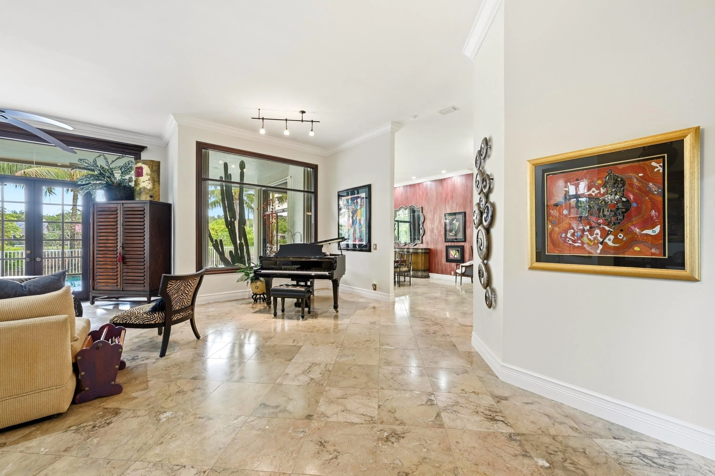 Foyer and great room