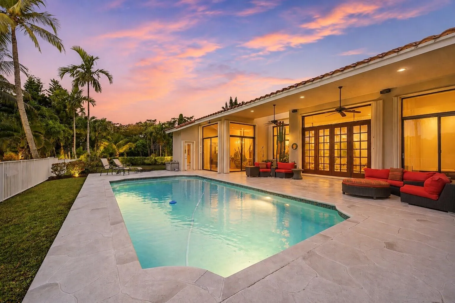 Pool area