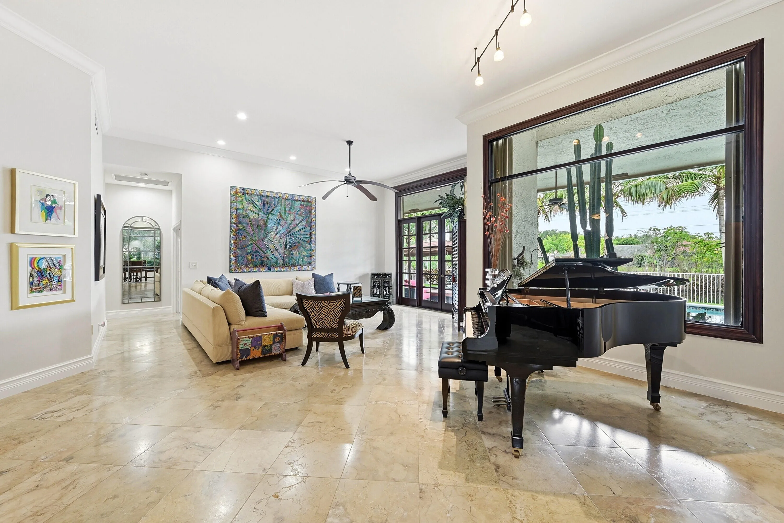 Foyer and great room