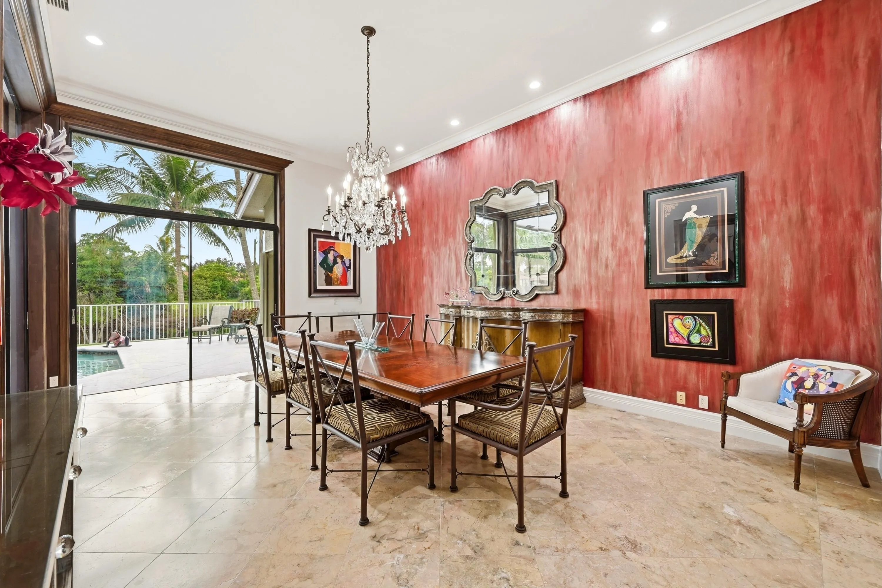 Oversized dining room