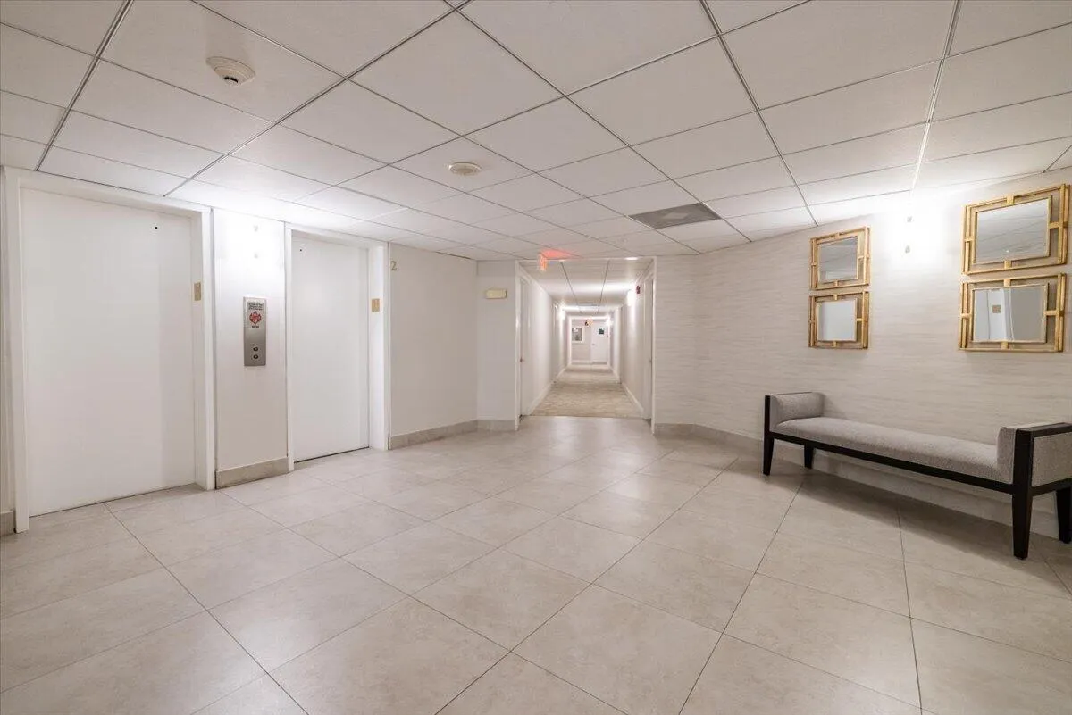 Updated interior hallways