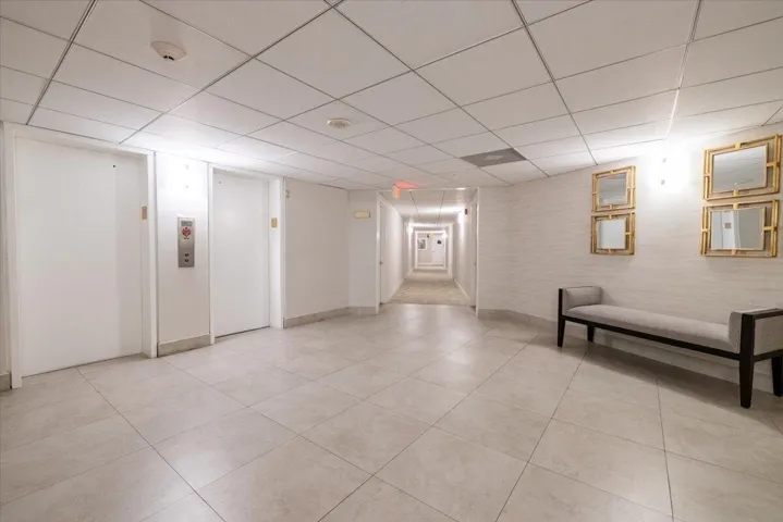Updated interior hallways