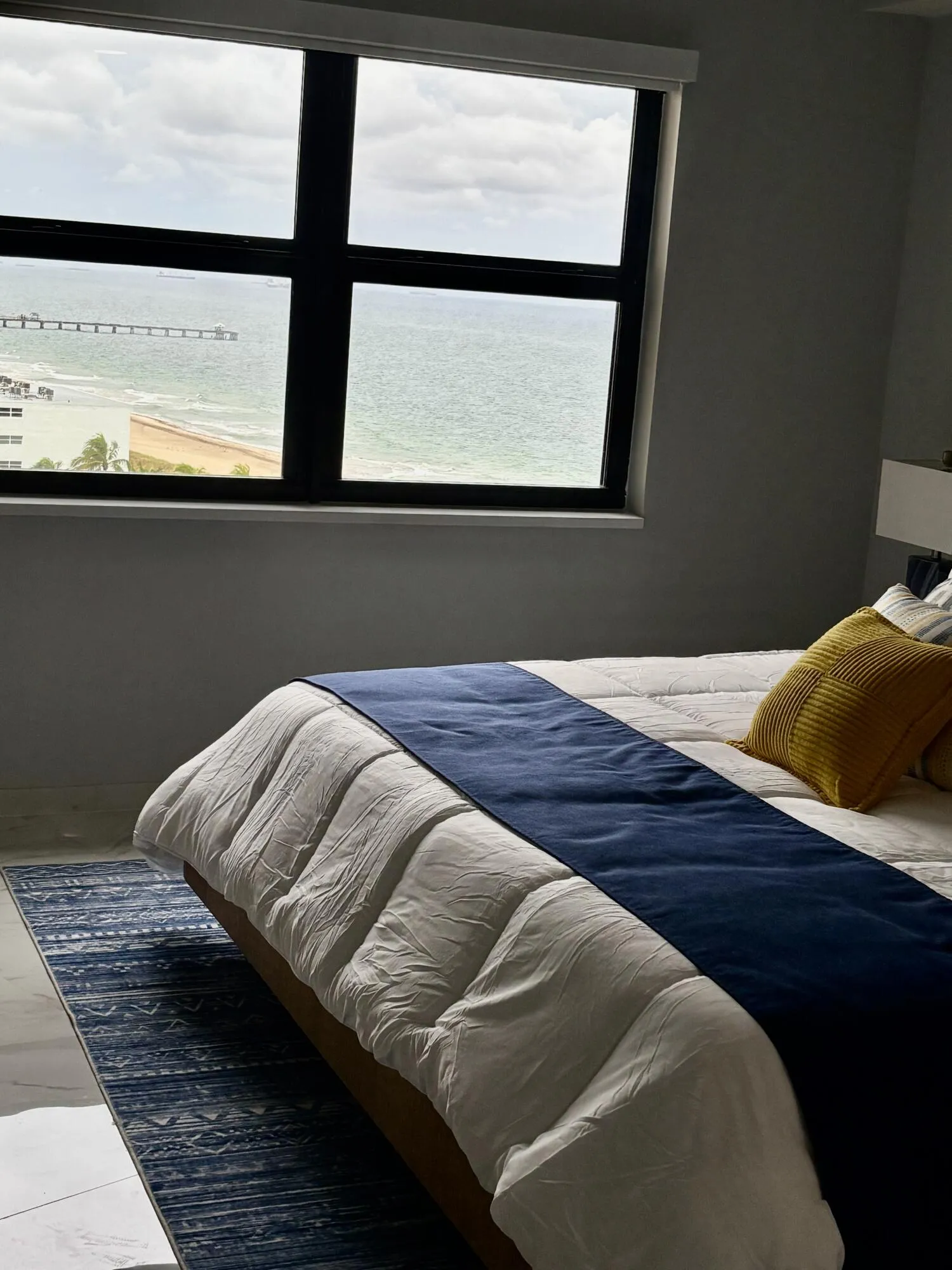 view from bedroom mirror