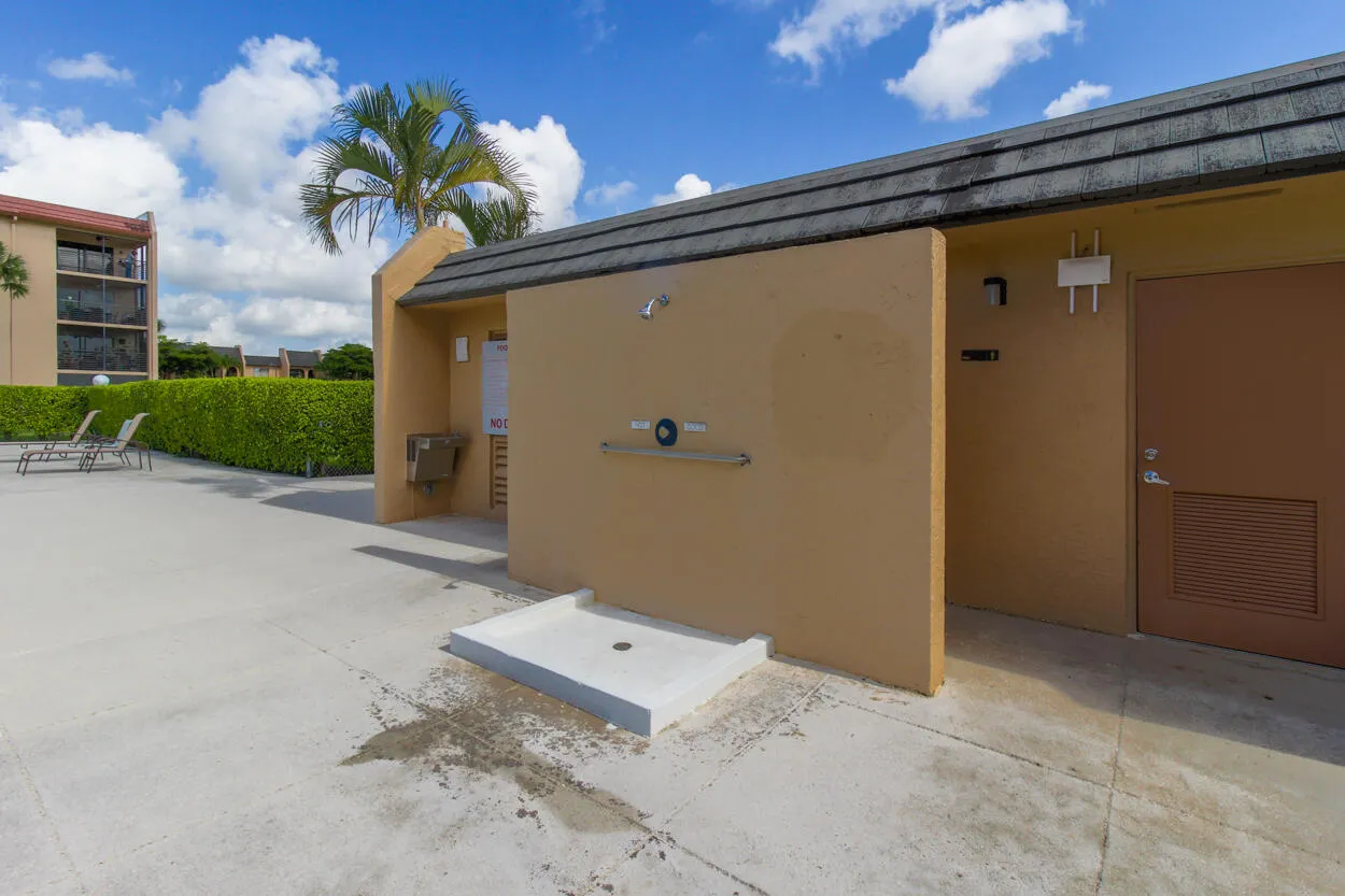 Club House outside shower