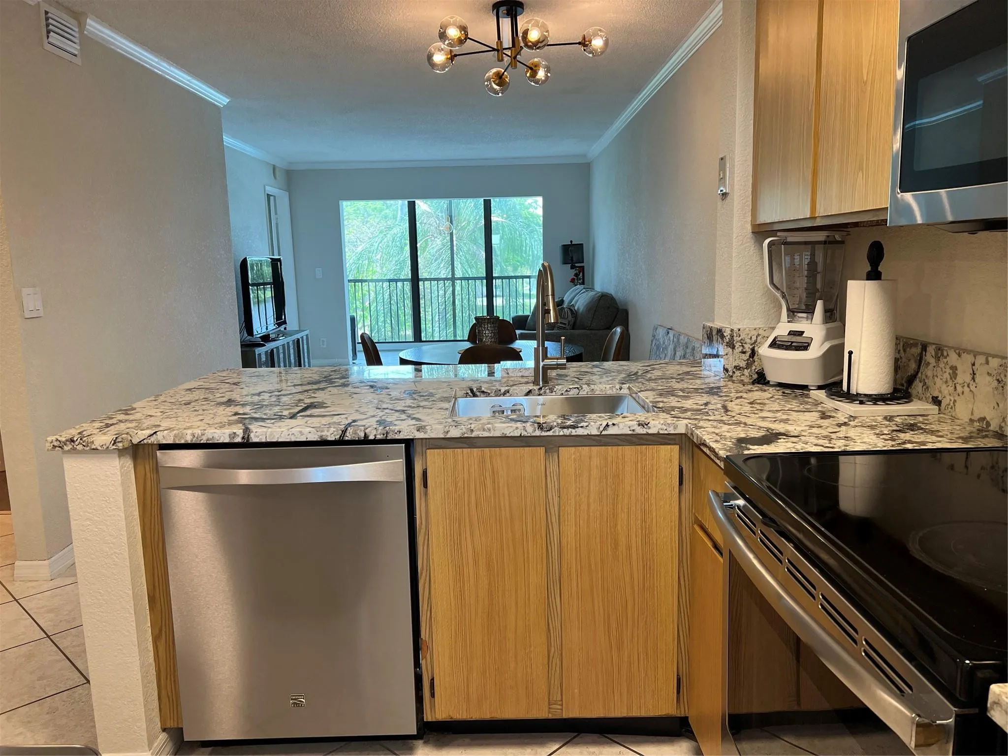 Newer stainless steel appliances