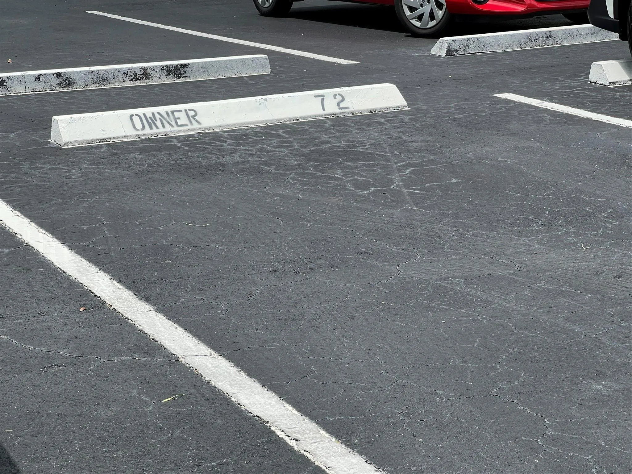Assigned parking spot #72, plus plenty of guest parking