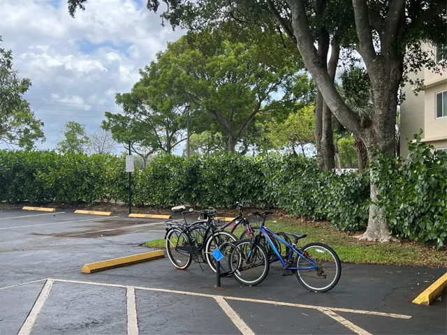 Bike rack available