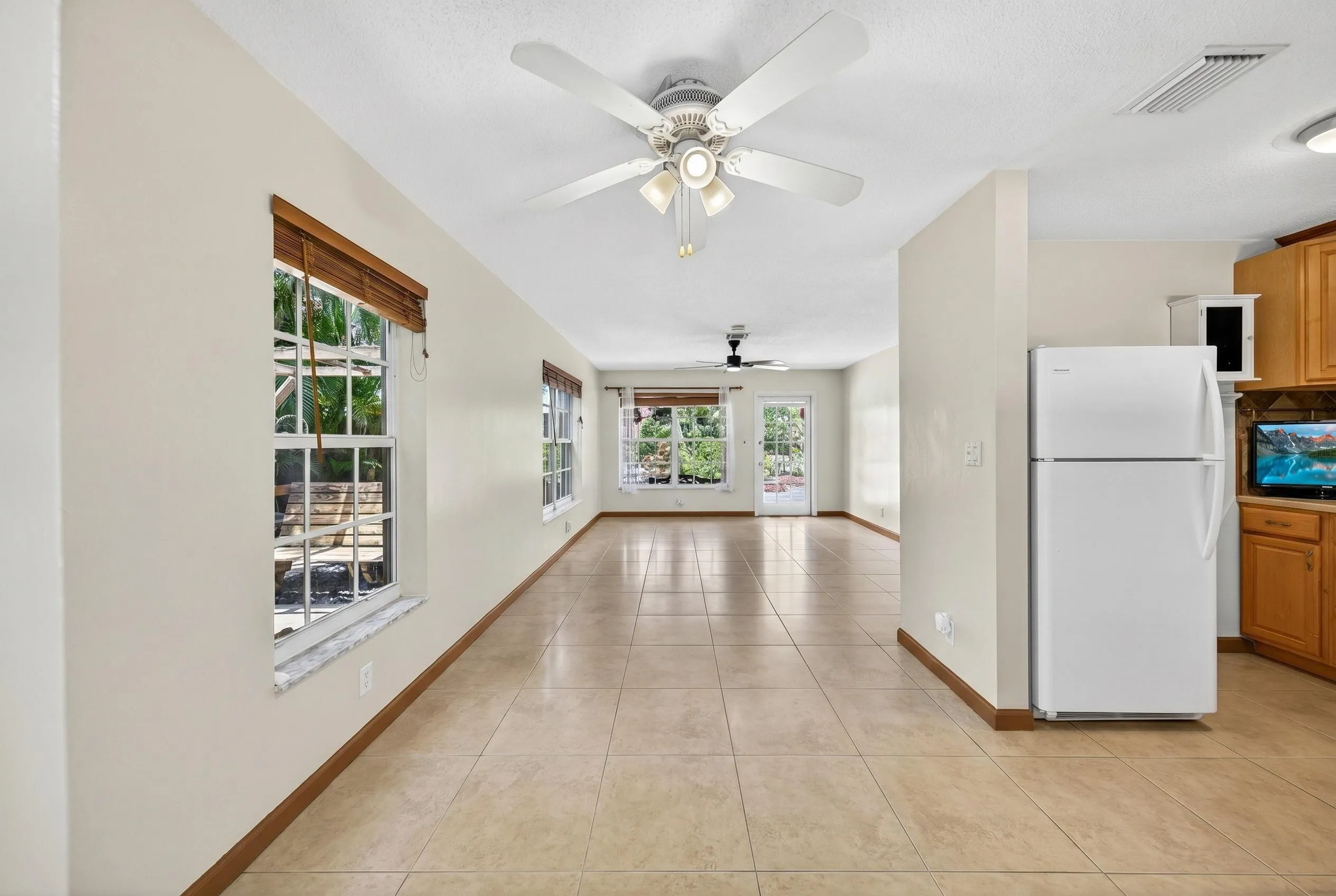 kitchen view toward entrance