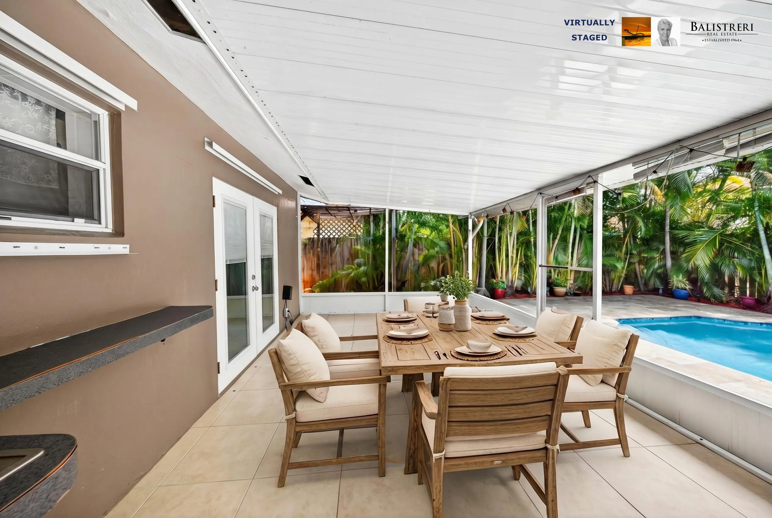 patio staged