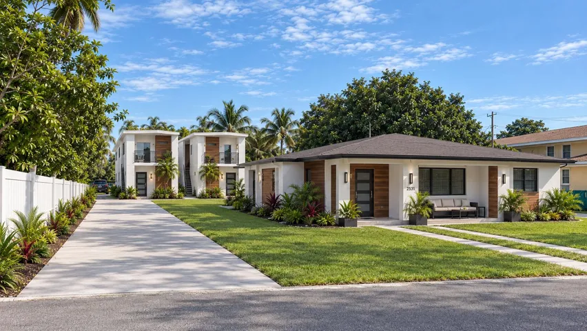 Modern Tropical Home and Duplexes