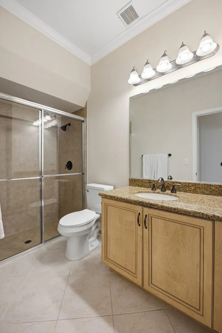 Full Bath on 1st Floor