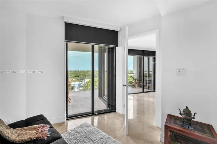 Enjoy the convenience of flex space just off the balcony, perfect for creating a private office or accommodating occasional guests.