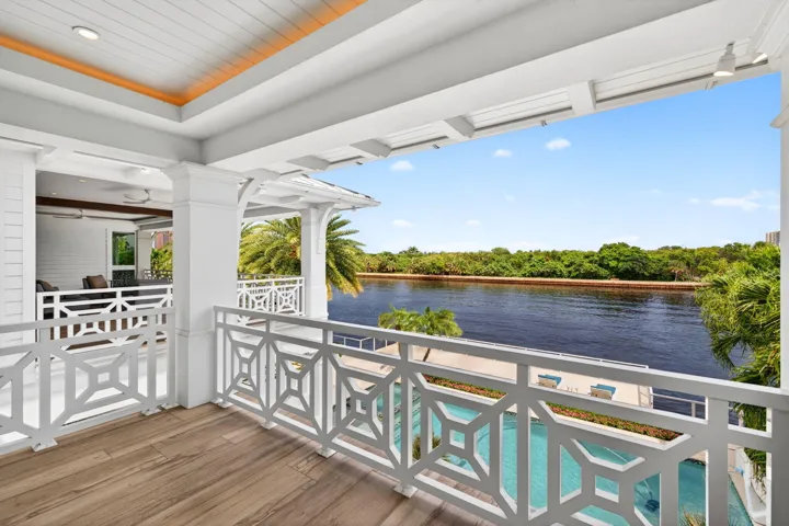 Private Balcony off Gym