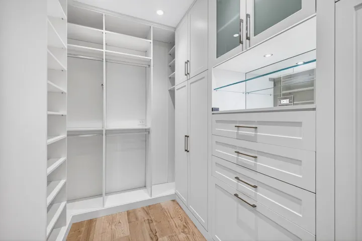 Separate Primary Suite Closets