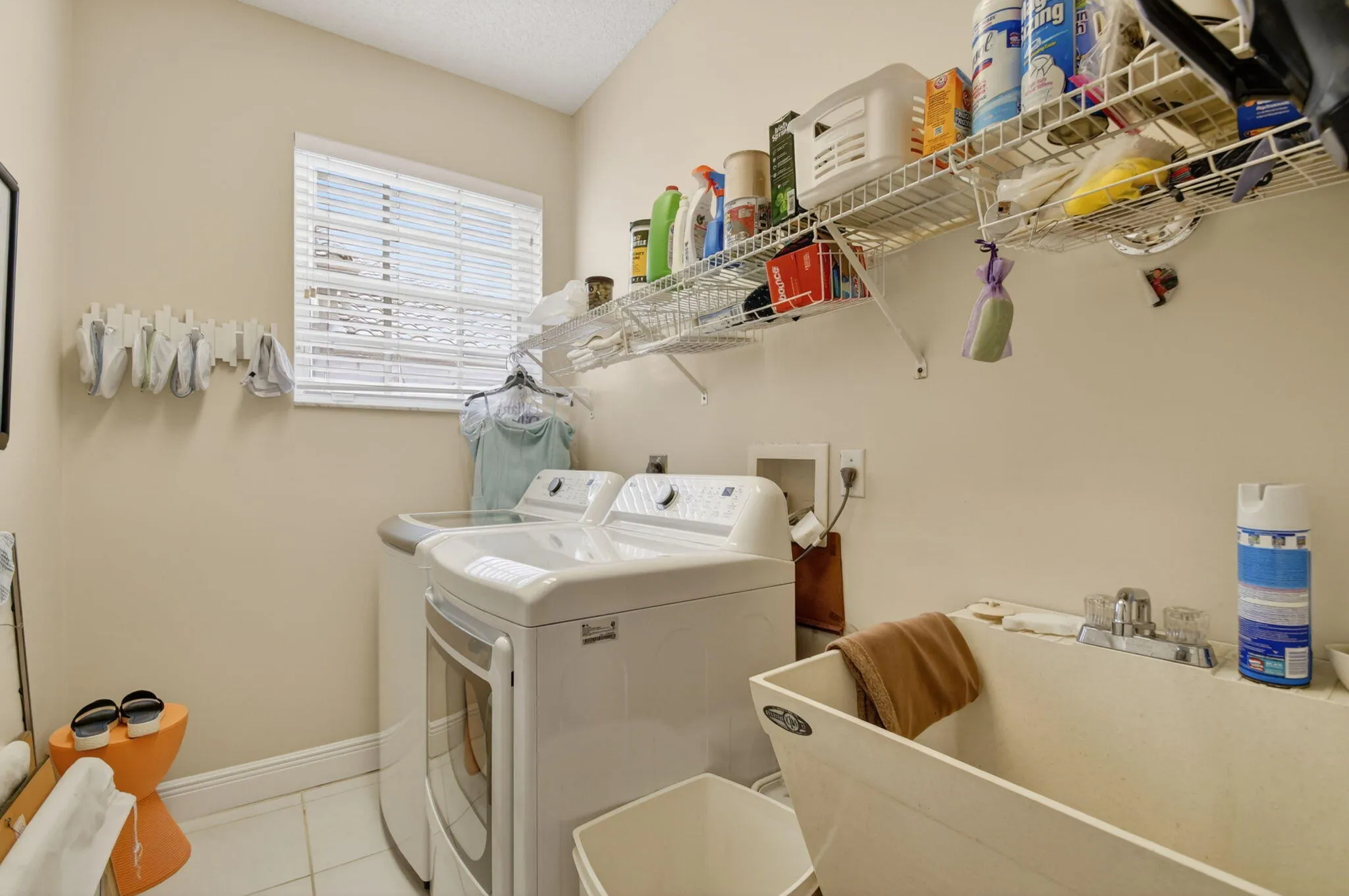 Laundry Room with newer LG Washer and Dryer