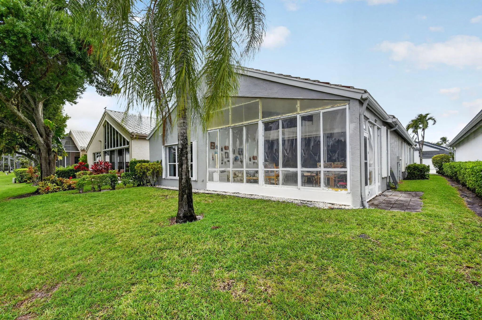 View of Florida Room and rear of house