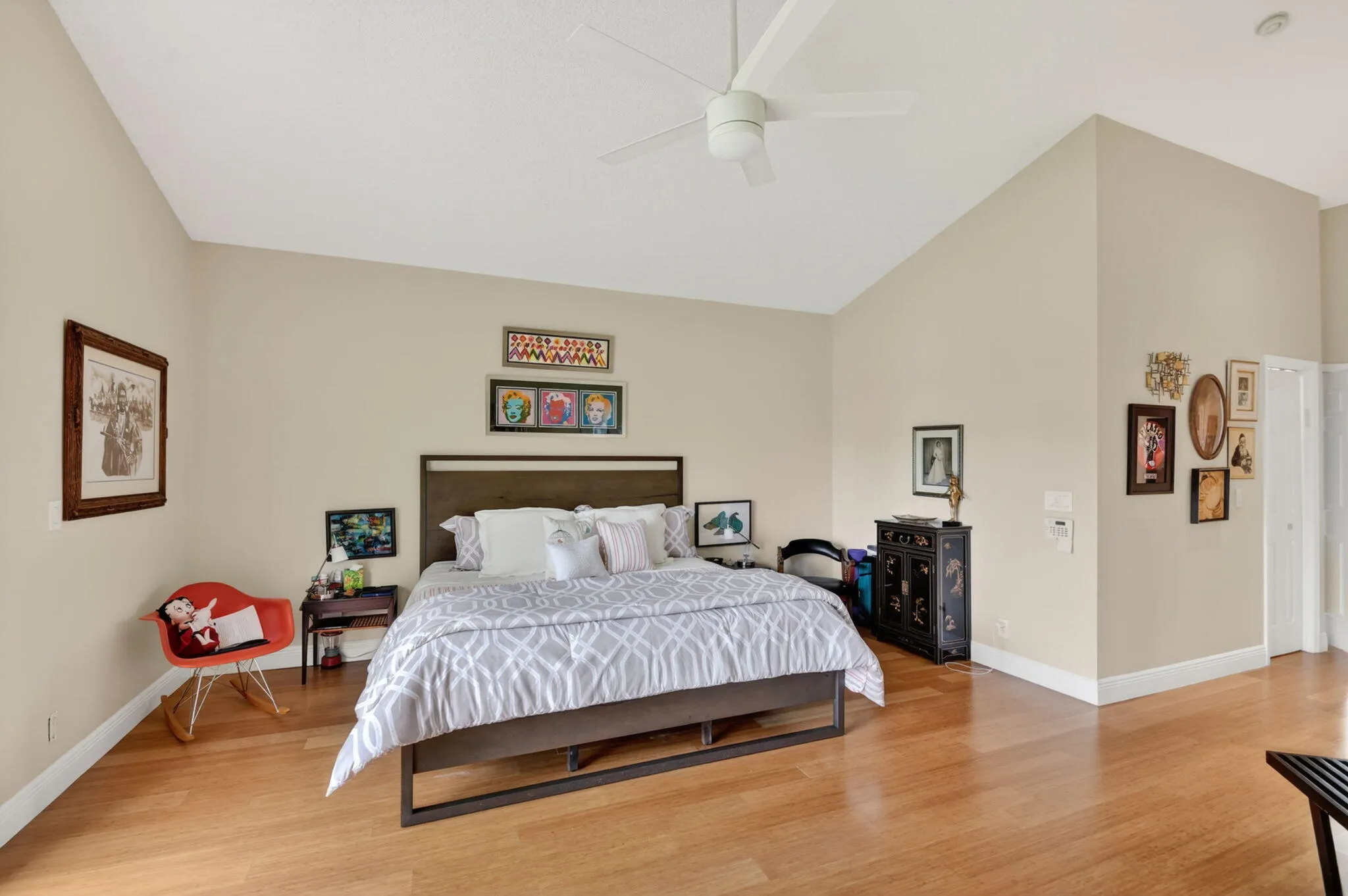 Primary Bedroom has a walk-in closet and a lateral closet as well.