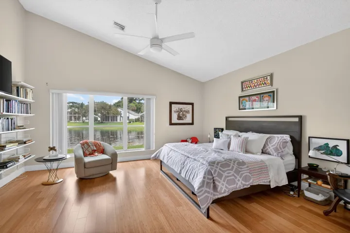 Master Bedroom with Bamboo wood flooring