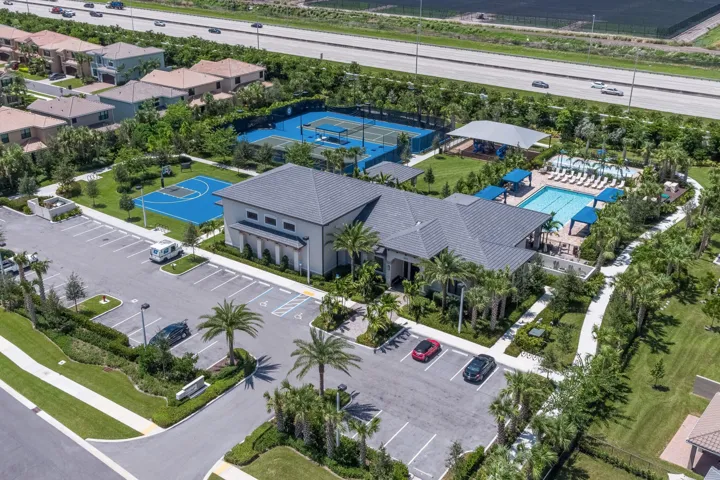 aerial of clubhouse